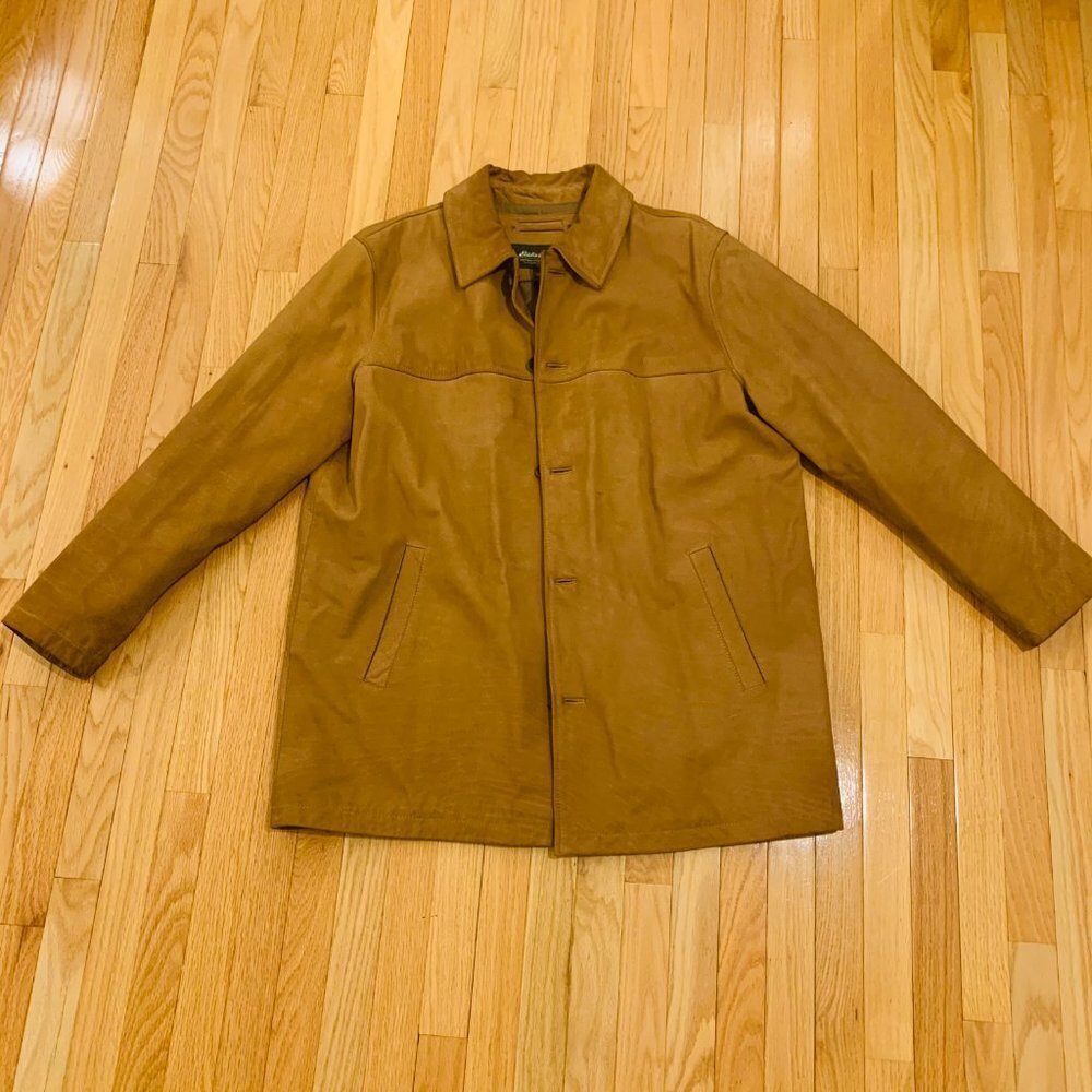 Vintage Eddie Bauer Calf Leather Field Jacket
